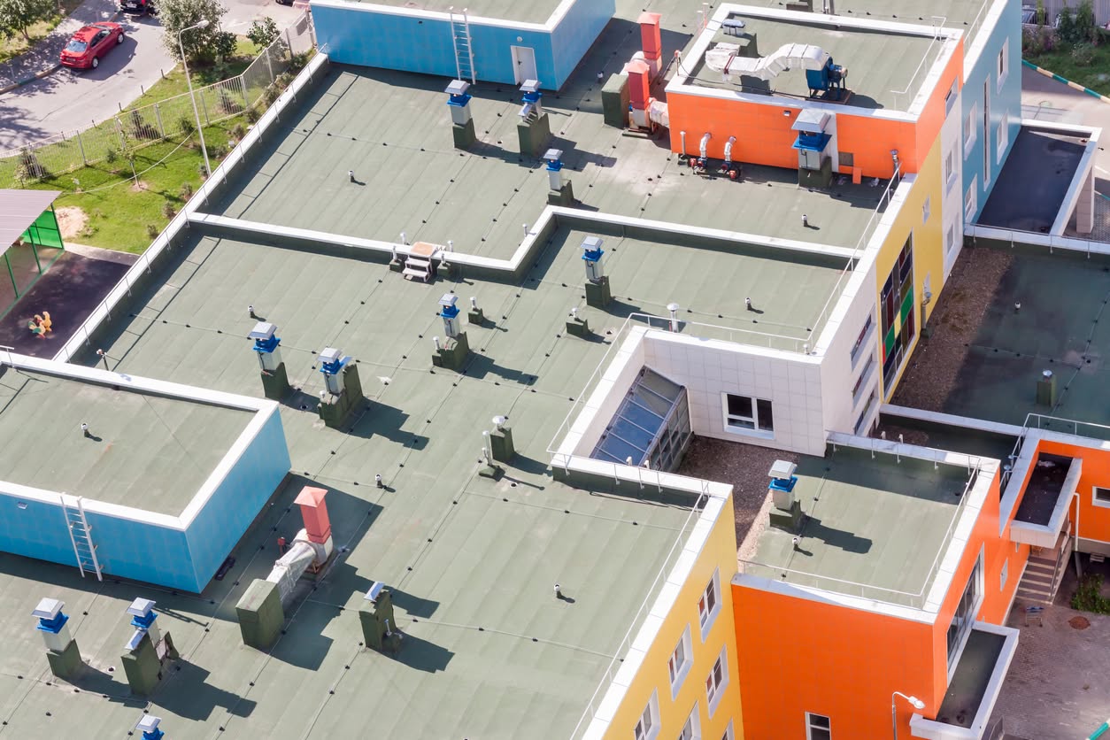 Commercial Flat Roof Installation