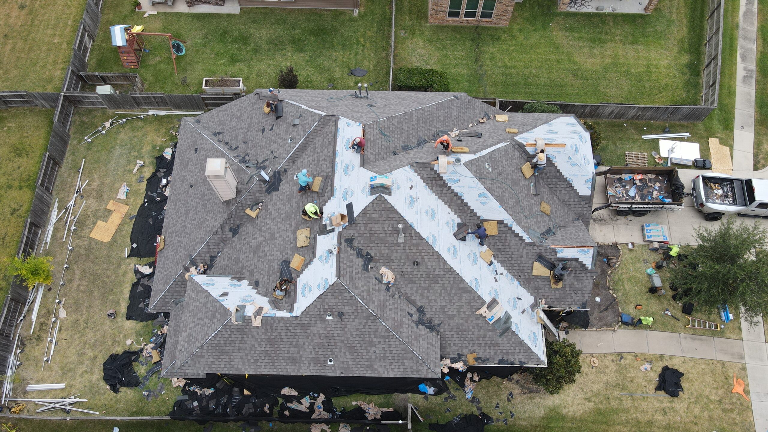South Houston residential home with high-wind resistant roof replacement