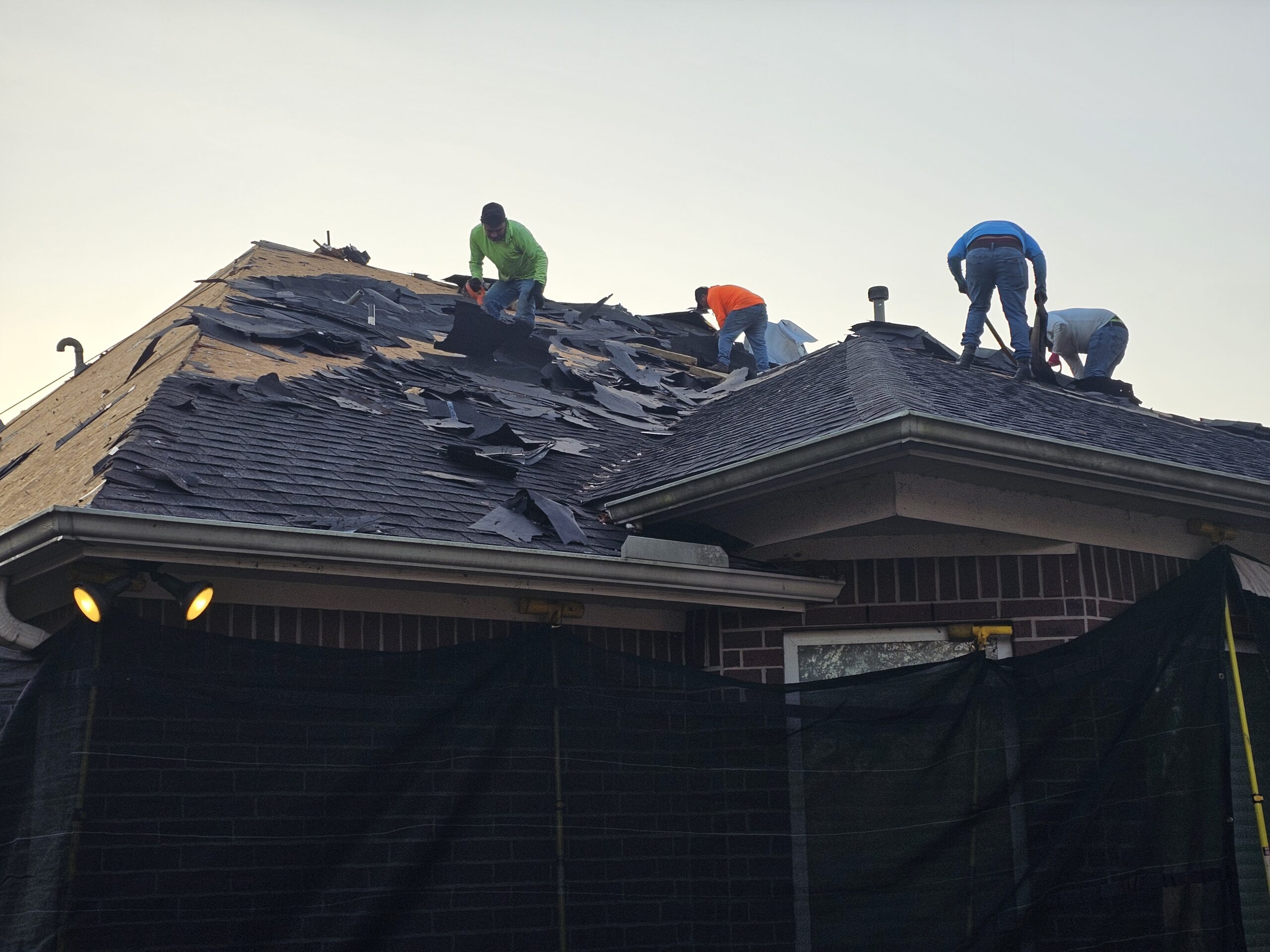 Water damage and roof inspection documented on a home in Katy, TX 77450